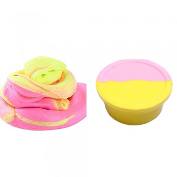 60ml DIY Fluffy Slime Box Soft Light Clay Modeling Polymer Slime Supplies Clay Sand Dynamic Plasticine Gum Toys Kit