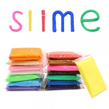 Kids Toys Slime Fluffy Foam Clay 15 Colors Charms Slime Ball Kit Soft Polymer Clay DIY Antistress Toys for Children