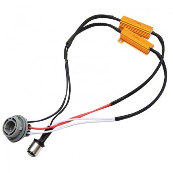 1 Pair BAY15D 1157 Load Resistor Hyper Flash Error Canceller LED Brake Light Decoder Car Accessories