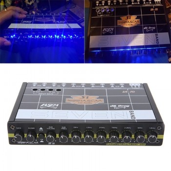 BGEKTOTH High Quality Car Audio 7 Band Equalizer Modified Car EQ Equalizer Class Fever Audio Car Tuner Car Accessories
