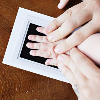 Baby Care Non-Toxic Baby Handprint Footprint Imprint Kit Baby Souvenirs Casting Newborn Footprint Ink Pad Infant Clay Toy Gifts