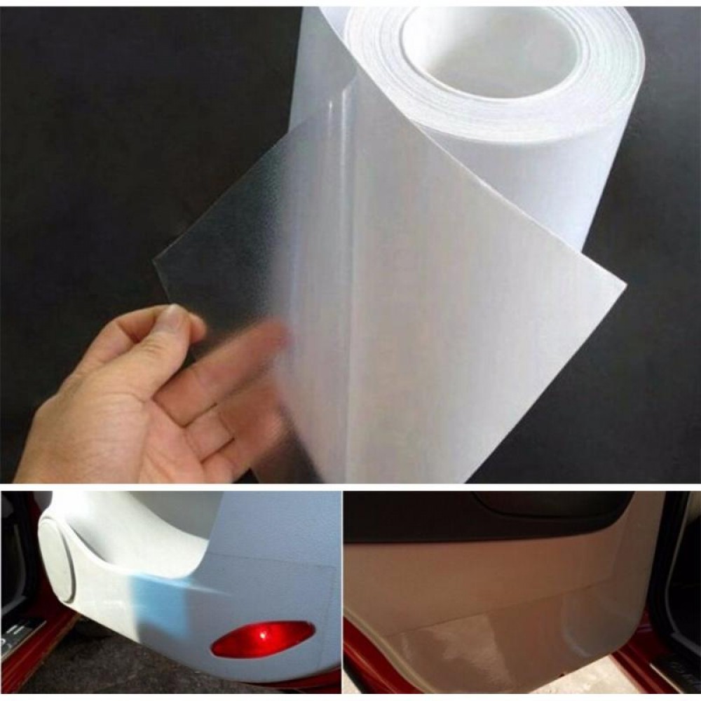 Rhino Skin Sticker 10cm x 3M Car Bumper Hood Paint Protection Film PVC Vinyl Clear Transparence Film Decal Protector