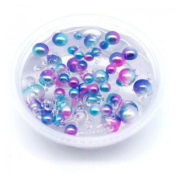 Slime Supplies Kids Toy Pearl Beads DIY Craft Modeling Clay Charms Mud Filler Play Dough Bowls Children Toys Slime Accessories