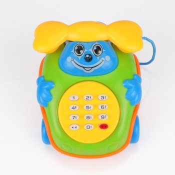 New Baby Electric Phone Cartoon Model Gifts Early Educational Developmental Music Sound Learning Toys -17 775 S7JN