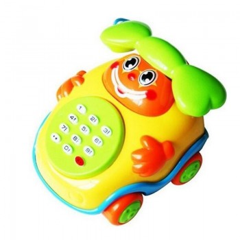 New Baby Electric Phone Cartoon Model Gifts Early Educational Developmental Music Sound Learning Toys -17 775 S7JN
