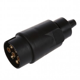 7-Pin Trailer Plug 7-Pole Wiring Connector 12V Towbar Towing Caravan Truck Plug N Type Trailer End Plastic