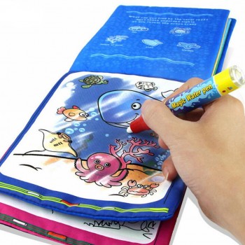 Baby Kids Story Cloth Book Magic Doodling Water Drawing Mats  IUNEED TOY Store