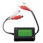 NEW 3.5mm Car Auto Home Stereos Mini RCA Amplifier Audio Noise Filter Ground Loop Isolator Noise Reduction