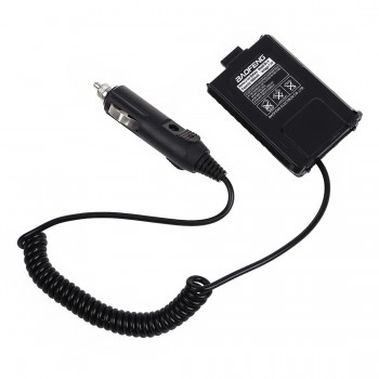 Car Battery Eliminator DC12V Black for Handheld Radio Baofeng UV-5R