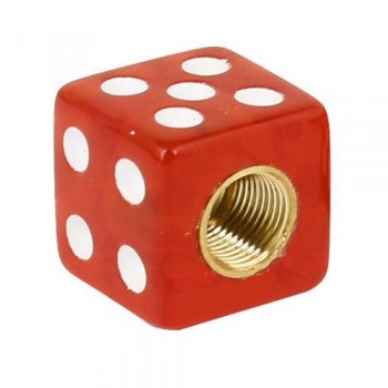 Dice Design Car Truck Tire Tyre Wheel Valve Dust Caps 4 Pcs