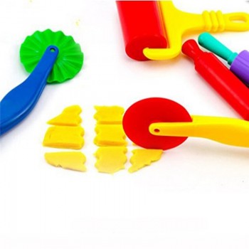 Color Play Dough Model Tool Toys Creative 3D Plasticine Tools Playdough Set, Clay Moulds Deluxe Set, Learning amp; Education Toys