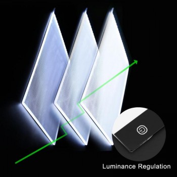 Magic Drawing Board A4 LED Sign Display Panel Artist Luminous Stencil Table Pad Drawing Toy Painting Tool for Kids Adults