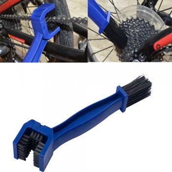 High Quality Multi-purpose Maintenance Motorcycle Bicycle Chain Crankset Cleaning Tool Outdoor Gear garbage Cleaner Brush 75g