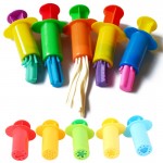 5Pcs/Pack Plasticine Mold Tools Kit Polymer Clay DIY Love Heart Stars Noodles Plasticine Tools Educational Toy For Kid MU872969