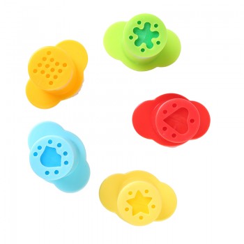 5Pcs/Pack Plasticine Mold Tools Kit Polymer Clay DIY Love Heart Stars Noodles Plasticine Tools Educational Toy For Kid MU872969