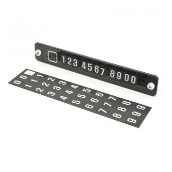 Universal Car Styling Sticker Parking Telephone Number Card Magnetic Puzzle Sign Temporary parking Sucker Contact Notice Card