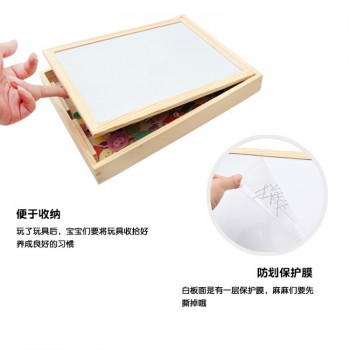 100+PCS Wooden Magnetic Puzzle Figure/Animals/ Vehicle /Circus Drawing Board 5 styles Box Educational Toy Gift