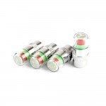4pcs/Set Tire Pressure Monitor Valve Stem Cap Sensor Indicator 3 Color Eye Alert Warning Tool