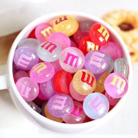 Happy Monkey 15pcs/pack Slime Supplies Slime Accessories Toys DIY  Mini Pretend Chocolate Beans Filler For Fluffy Clear Slime