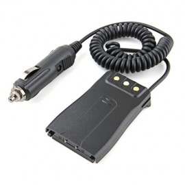Car Battery Eliminator Black for Handheld Radio Baofeng BF-666S BF-777S 8V