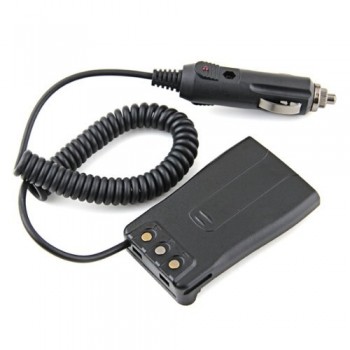 Car Battery Eliminator Black for Handheld Radio Baofeng BF-666S BF-777S 8V