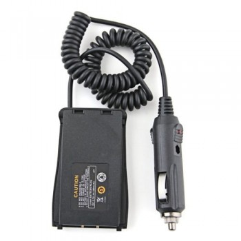 Car Battery Eliminator Black for Handheld Radio Baofeng BF-666S BF-777S 8V