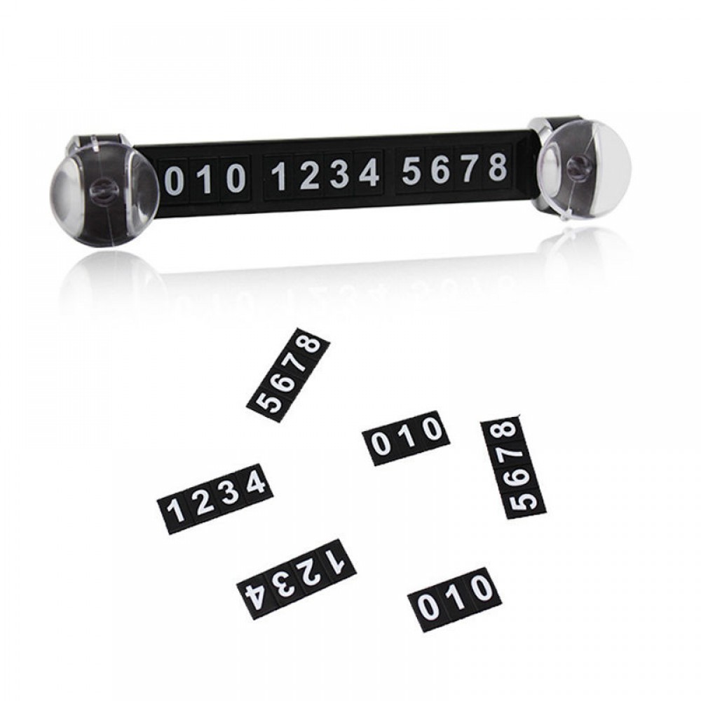 Temporary Car Parking Telephone Number Card Magnetic Puzzle Styling Sticker Sucker Sign Contact Notice Card