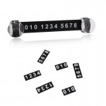 Temporary Car Parking Telephone Number Card Magnetic Puzzle Styling Sticker Sucker Sign Contact Notice Card