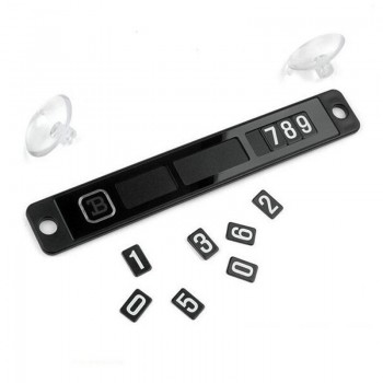 Temporary Car Parking Telephone Number Card Magnetic Puzzle Styling Sticker Sucker Sign Contact Notice Card