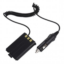 Car Battery Eliminator DC12V Black for Handheld Radio Baofeng UV-5R