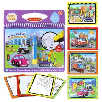 Reusable Coloring Magic Water Painting Book Kid Doodle Write Board Drawing Book  Coloring Painting Board Educational toy