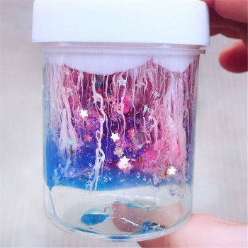 New Shinny Crystal Slime Mixing DIY Fluffy Slime Mud Fairy Tale Ocean Jelly Fish Cloud Clay Floam Sludge Kids Toy Gift