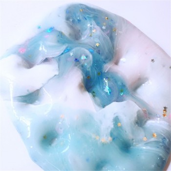New Shinny Crystal Slime Mixing DIY Fluffy Slime Mud Fairy Tale Ocean Jelly Fish Cloud Clay Floam Sludge Kids Toy Gift