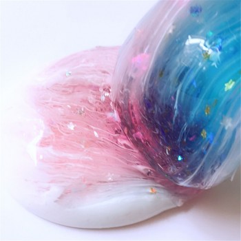 New Shinny Crystal Slime Mixing DIY Fluffy Slime Mud Fairy Tale Ocean Jelly Fish Cloud Clay Floam Sludge Kids Toy Gift