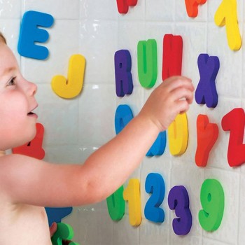 36PCS/se 2018 New Baby Kids Children Educational Toy Foam Letters Numbers Floating Bathroom Bath tub kid toy for boy girl gifts