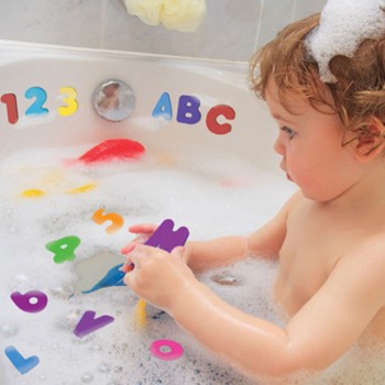 36PCS/se 2018 New Baby Kids Children Educational Toy Foam Letters Numbers Floating Bathroom Bath tub kid toy for boy girl gifts
