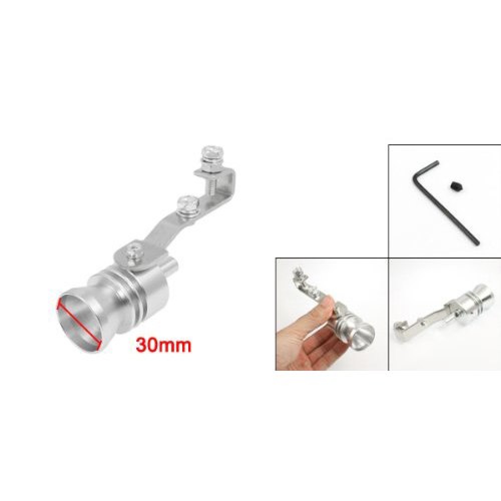 New Two Way Mount Universal Muffler Fake Turbo Sound Simulator BOV 30mm/ 1.2
