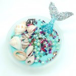 Cartoon Kawaii Mermaid Shell Pearl Slime Accessories Fluffy Slime Toys Kids Sequin Cloud Slime Clear Light Clay Sabbia Colorata