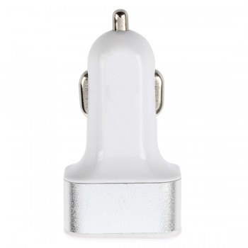 Universal 5V 2.1A USB DC Car Charger For iPhone S a msung H T C 3Port Silver