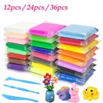 12/24/36pcs/lot Playdough Baby Care Air Drying Handprint Footprint Imprimt Kid Casting DIY Tool Soft Plasticine Toy Polymer Clay