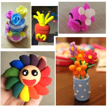 12/24/36pcs/lot Playdough Baby Care Air Drying Handprint Footprint Imprimt Kid Casting DIY Tool Soft Plasticine Toy Polymer Clay