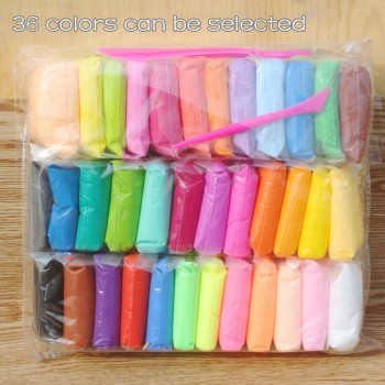 12/24/36pcs/lot Playdough Baby Care Air Drying Handprint Footprint Imprimt Kid Casting DIY Tool Soft Plasticine Toy Polymer Clay