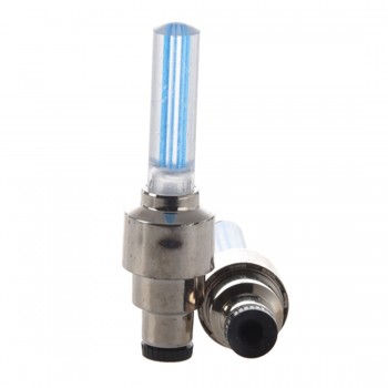 4 x Valve Cap Wheel Light Bicycle Car Motorcycle Tire Blue