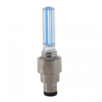 4 x Valve Cap Wheel Light Bicycle Car Motorcycle Tire Blue