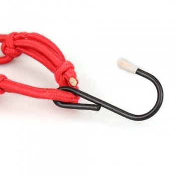 Motorbike Motorcycle Cargo 6 Hooks Hold Down Web Net Bungee Storage Carrier Red