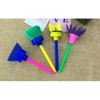 New Drawing Toys Funny creative toys for kids diy flower Graffiti sponge Art Supplies Brushes Seal Painting Tool