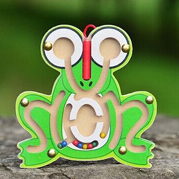 Montessori Toys Educational Wooden Toys for Children Early Learning  Magnetic Maze Labyrinth Animal Shape Game Toys