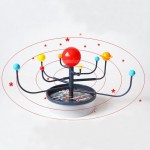 Hot Selling Creative Popular 3D 9 plastic Planets Science Solar System Model Children Assembling Toys Education Toys