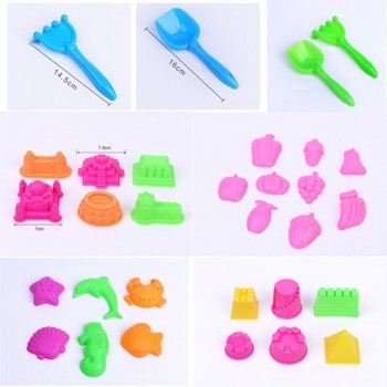 12PCS/Set Beach Sand Molds Children Polymer Clay Molds Beach Sand Mould Toy Set Sands Turtle Cartoon Animal Mould Toys For Kids