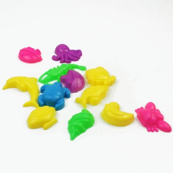 12PCS/Set Beach Sand Molds Children Polymer Clay Molds Beach Sand Mould Toy Set Sands Turtle Cartoon Animal Mould Toys For Kids